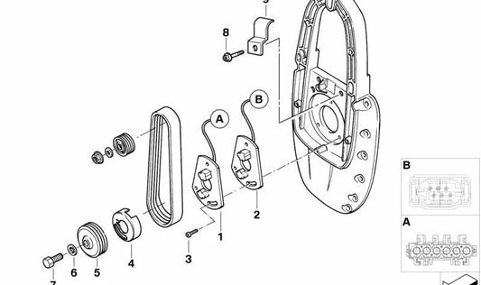 Ignition Pulse Transmitter OEM 12117673277 for BMW motorcycles R1150GS, R1150GS Adventure, R850R, R1150R, Rockster, R850RT, R1150RT, R1150RS, R1100S, R1100RS, R850C, R1200C, R1200CL… and more. Original BMW Motorrad.