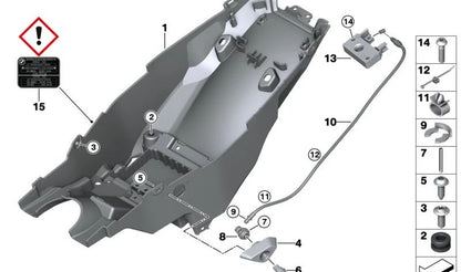 Brida con soporte OEM 61136918644 para BMW {E81, E82, E87, E88, F20, F21, F40, F44, F45, F46, E36, E46, E90, E91, E92, E93, F30, F31, F34, G20, G21, F32, E60, E61, F07, F10, F11, G30, E63, E64, F06, E65, E66, F01, F02, F04, G11, G14, G15, G16, E84, F