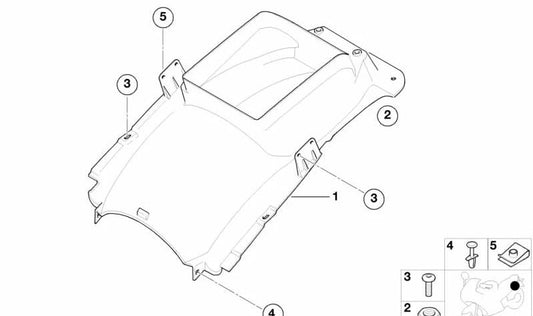 Cubierta rueda trasera OEM 46622328710 para motos BMW R 1150 R, R 850 R, Rockster. Original BMW Motorrad.