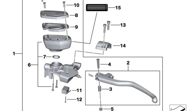 Casquillo OEM 32727673990 para BMW Motorrad F 700 GS, F 800 GT, F 800 S, F 800 ST, F 650 GS, F 800 GS. Compatible con modelos 2006–2019. Original BMW Motorrad.