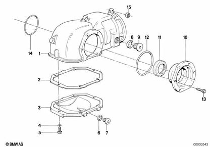 Tapa para BMW Serie 3 E30 (OEM 31511210827). Original BMW