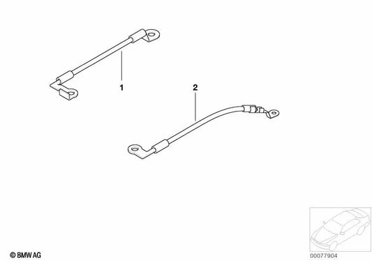 Conector eléctrico OEM 61126903956 para BMW Serie 3 E46. Original BMW.
