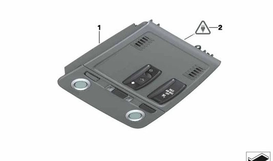Deckenkontrollzentrum für BMW E91, E94, E84 (OEM 61319225505). Original BMW