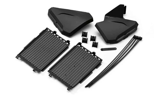 Juego de protectores antisalpicaduras y antipiedras OEM 77312465258 para motos BMW R1200GS, R1250GS, R1250GS Adventure. Original BMW Motorrad.