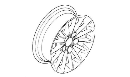 Classic Radialspeiche 48 OEM 36111095441 style alloy tire for BMW E39. Original BMW.