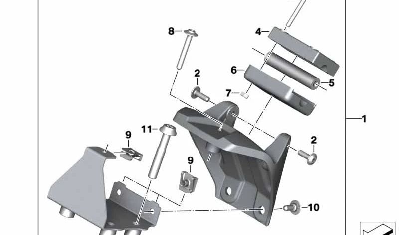 Tornillo de carrocería con brida OEM 23008359252 para BMW Motorrad C 400 GT, C 400 X, F 750 GS, F 850 GS, F 900 GS, K 1600 GT. Original BMW Motorrad.
