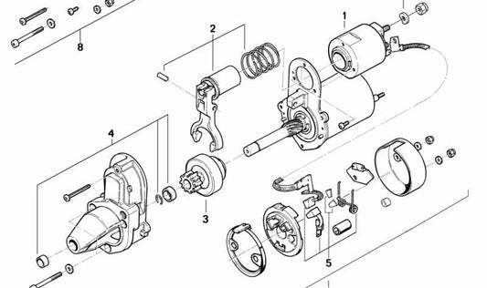 Clutch Lever for BMW 1 Series F20, 2 Series F22, 3 Series F30 (OEM 12411244609). Original BMW