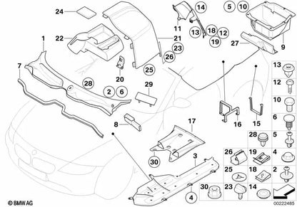 Capa para BMW Z4 E86 (OEM 51473424016). BMW original