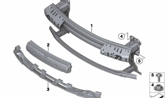 Absorbedor de golpes superior OEM 51119801602 para MINI Countryman R60, Paceman R61. Original MINI.