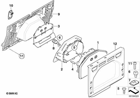 Trennschloss for BMW 3 Series E93, E93N (OEM 72116977782). Genuine BMW