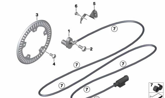 Suporte traseiro OEM 34528559497 para motocicletas BMW R nineT Pure, R nineT Scrambler, R nineT Racer, R nineT Urban G/S. Originais BMW Motorrad.