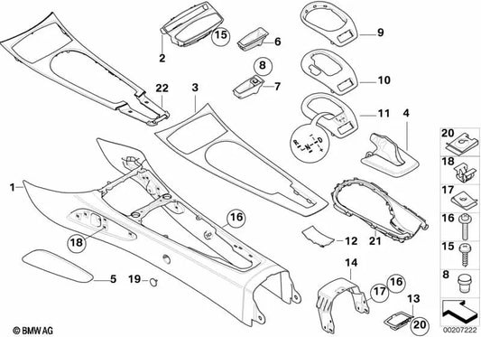 Left leather upholstery for BMW Z4 E85, E86 (OEM 51167114401). Original BMW