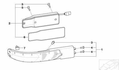 Bombilla 5W Halógeno para BMW E52 (OEM 63136907319). Original BMW