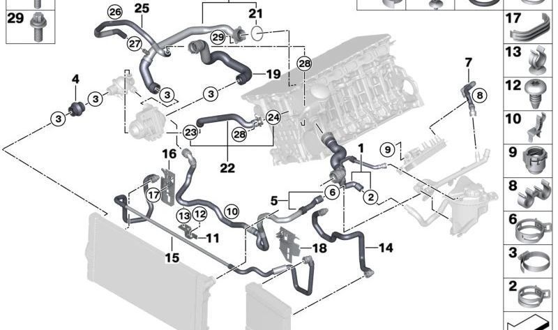 Junta Tórica para BMW E81, E82, E87, E88, F20, F21, F22, F23, F87, E90, E91, E92, E93, F30, F31, F34, F35, F80, F32, F33, F36, F82, F83, E60, E61, F07, F10, F11, F18, E63, E64, F06, F12, F13, E65, E66, F01, F02, E84, F25, F26, E70, F15, E71, F16, E85, E86