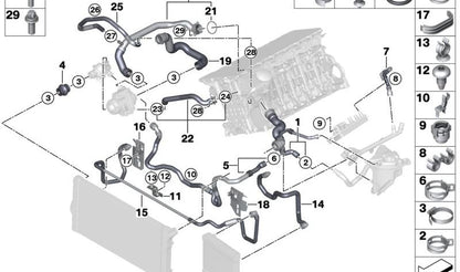 Junta Tórica para BMW E81, E82, E87, E88, F20, F21, F22, F23, F87, E90, E91, E92, E93, F30, F31, F34, F35, F80, F32, F33, F36, F82, F83, E60, E61, F07, F10, F11, F18, E63, E64, F06, F12, F13, E65, E66, F01, F02, E84, F25, F26, E70, F15, E71, F16, E85, E86