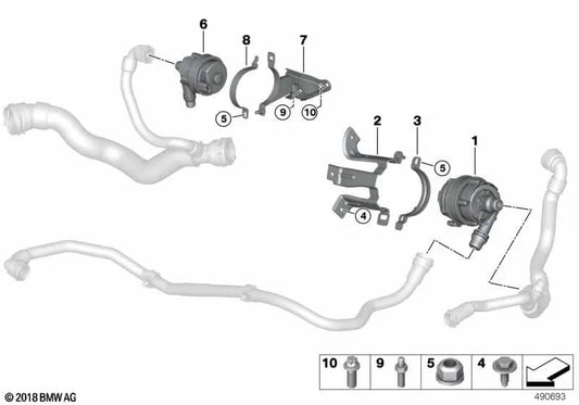 Support for BMW 3 Series G20, G20N, G21N, 4 Series G22, G23, G26, 5 Series G30N, G31N, 6 Series G32N, X3 G01N, X4 G02N, X5 G05, G18, X6 G06, Genuine BMW