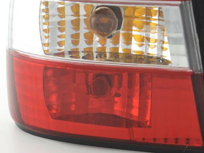 BMW rear pilots 5 Berlina E34 88-94 Transparent red