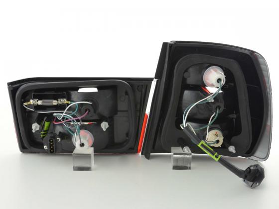 BMW rear pilots 5 Berlina E34 88-94 Transparent red
