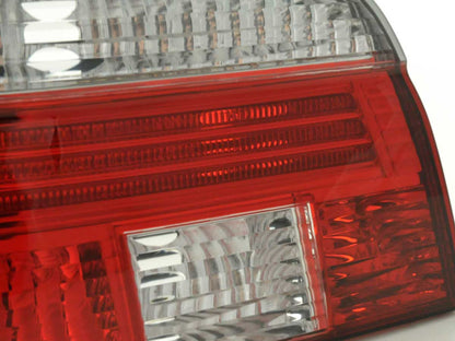 BMW Série 5 Sedan E39 95-00 lanternas traseiras vermelho/branco