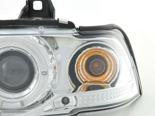 BMW front headlights 3 Berlina E36 92-98 chrome
