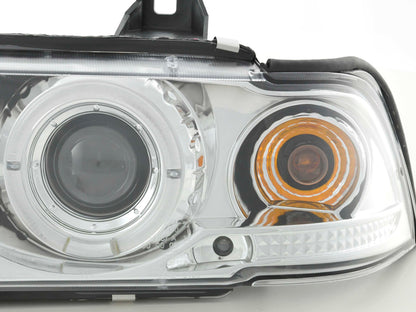Faros delanteros delanteros BMW Serie 3 Berlina E36 92-98 cromados