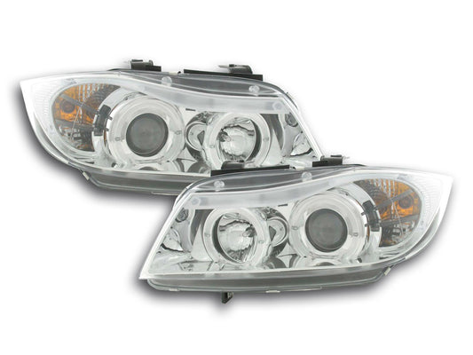 Faros delanteros delanteros BMW Serie 3 E90 / E91 05-08 cromados