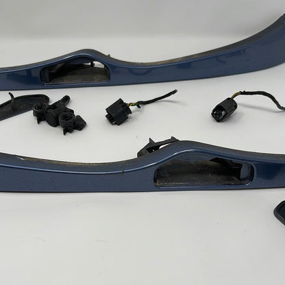 Set Moldura Inferior Faro Xenon Para Bmw E46. Original Bmw. Segunda Mano.