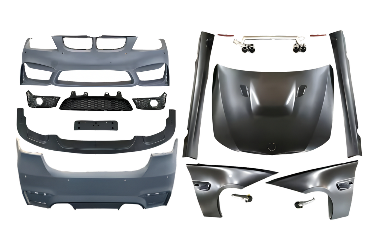 Kit carrozzeria BMW E90 2005-2008 look M4 ABS