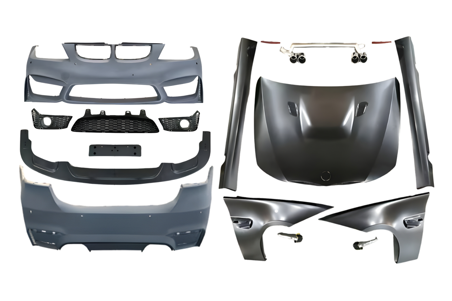 Kit carrozzeria BMW E90 2005-2008 look M4 ABS