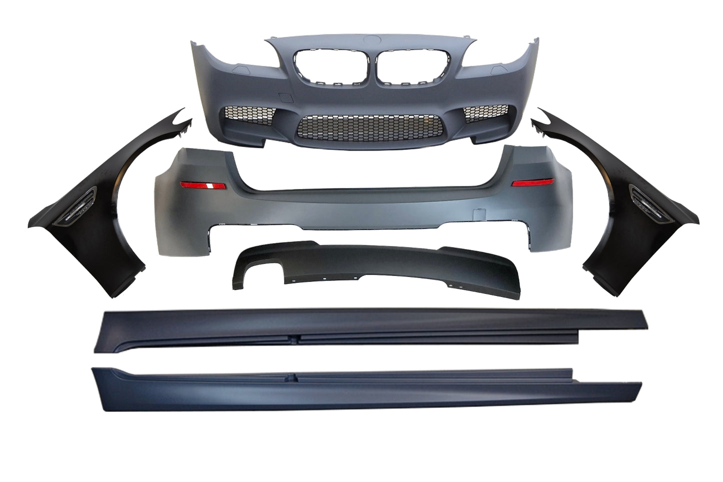Kit De Carrocería BMW F11 10-12 Look M-Tech Con Aletas