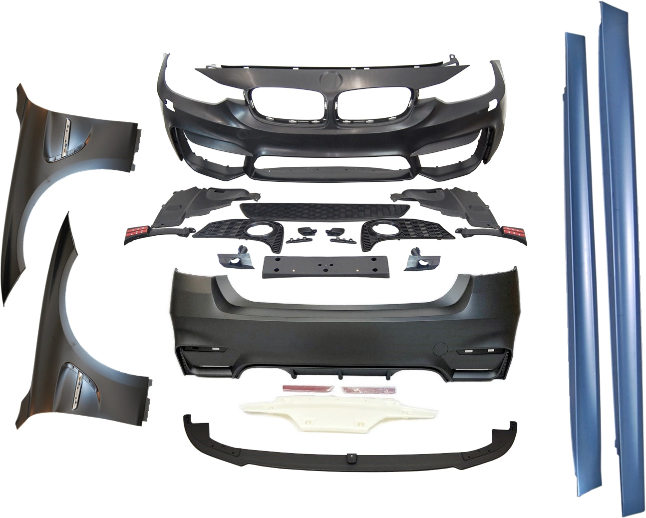 Kit  De Carrocería BMW F30 Look M4 Aletas