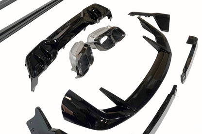 Kit De Carrocería BMW G05 X5 LCI 2023+ Look M Performance Brillante Negro