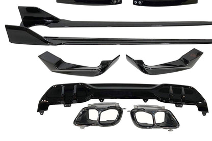 Kit De Carrocería BMW G05 X5 LCI 2023+ Look M Performance Brillante Negro