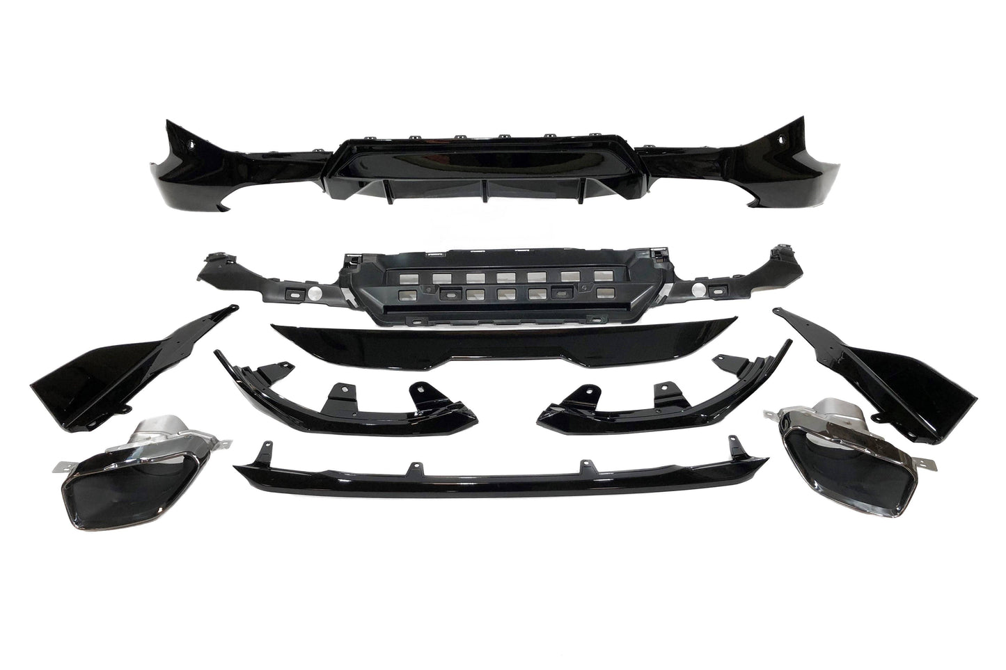 Kit De Carrocería BMW G42 Coupe Look M Performance Brillante Negro
