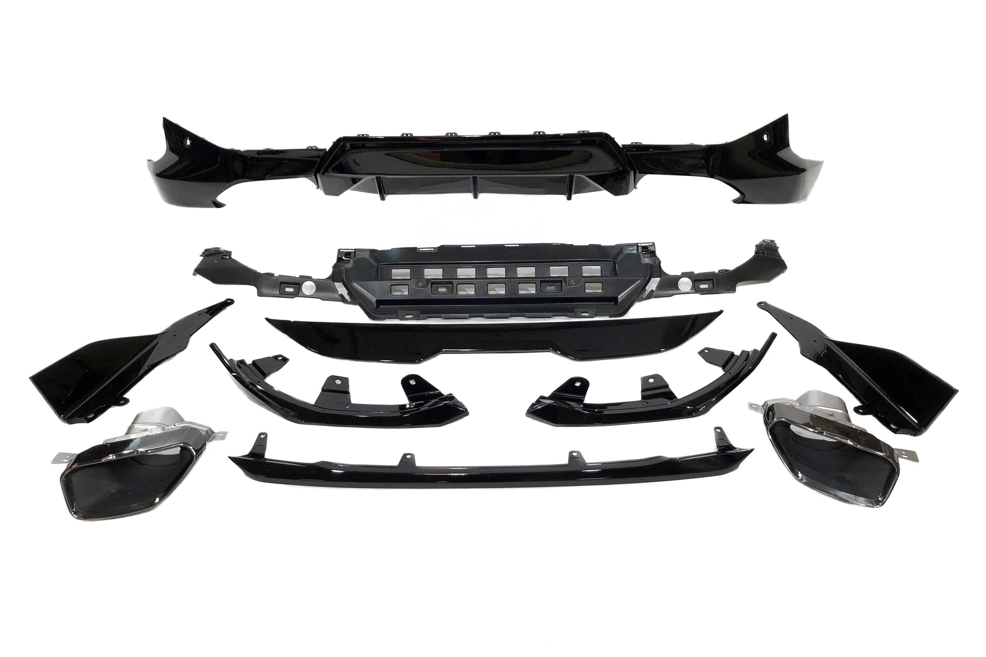 Kit De Carrocería BMW G42 Coupe Look M Performance Brillante Negro