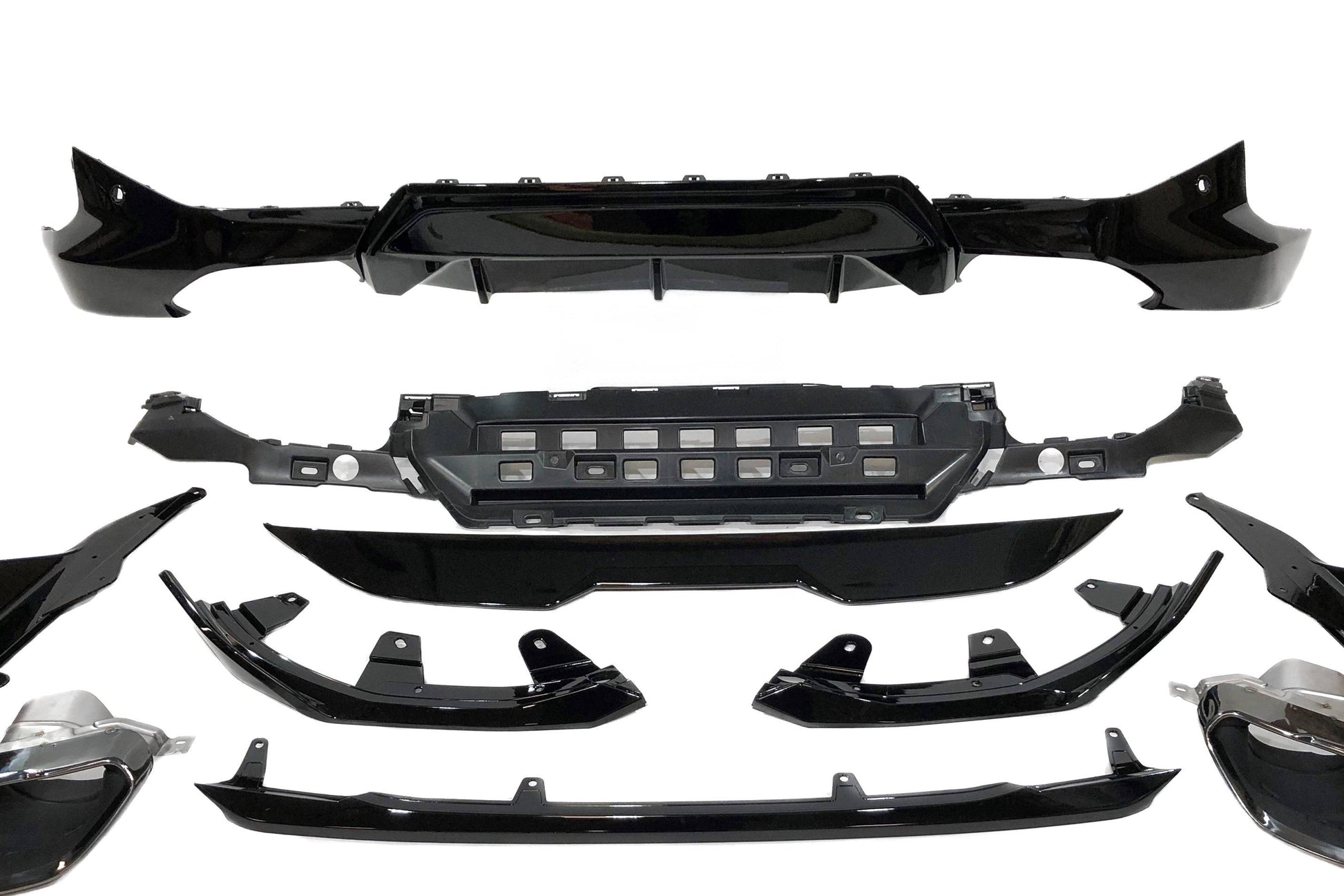 Kit De Carrocería BMW G42 Coupe Look M Performance Brillante Negro