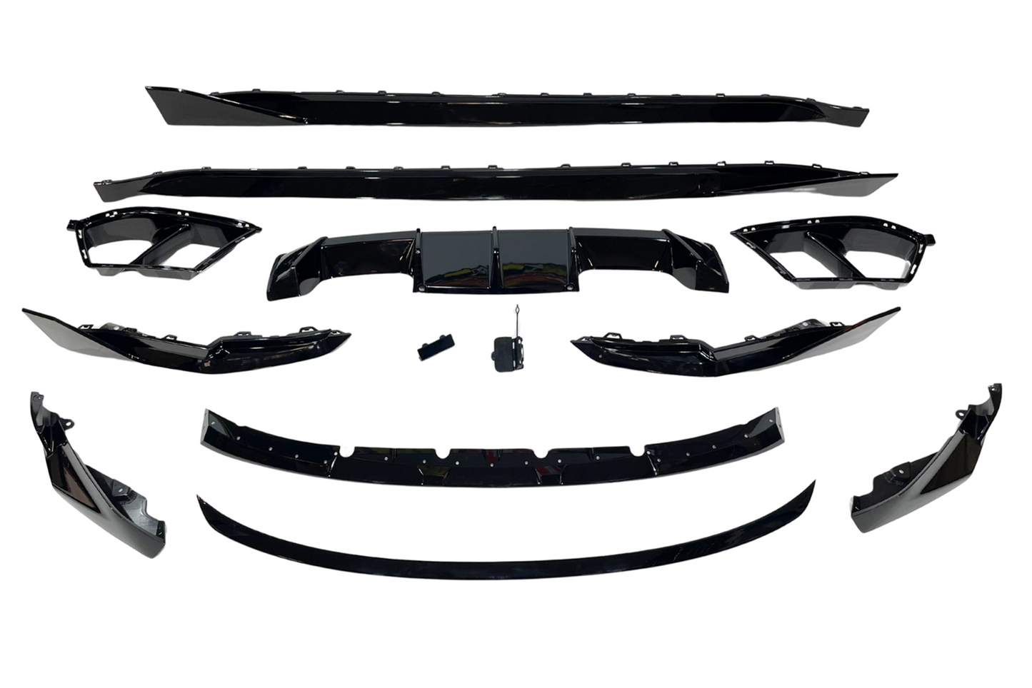 Kit De Carrocería BMW G80 M3 Look M Performance Negro Brillante