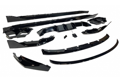 Kit De Carrocería BMW G80 M3 Look M Performance Negro Brillante