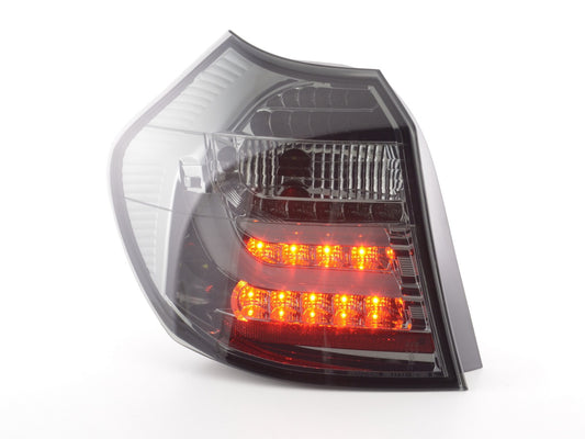 Pilotos traseros LED BMW Serie 1 E87 / E81 3/5 puertas, años 04-06, color negro
