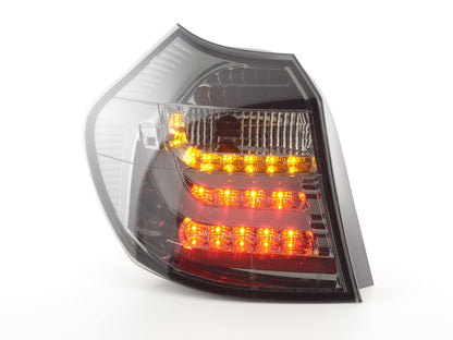 Pilotos traseros LED BMW Serie 1 E87 / E81 3/5 puertas, años 04-06, color negro