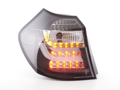 Pilotos traseros LED BMW Serie 1 E87 / E81 3/5 puertas, años 04-06, color negro