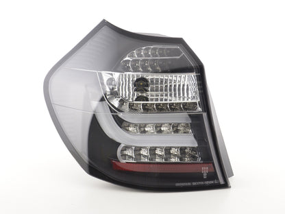 Pilotos traseros LED BMW Serie 1 E87 / E81 3/5 puertas, años 04-06, color negro