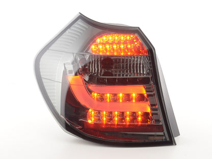 Pilotos traseros LED para BMW Serie 1 E87/E81 3/5 puertas, años 07-11, color negro