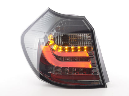 Pilotos traseros LED para BMW Serie 1 E87/E81 3/5 puertas, años 07-11, color negro