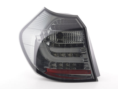 Pilotos traseros LED para BMW Serie 1 E87/E81 3/5 puertas, años 07-11, color negro