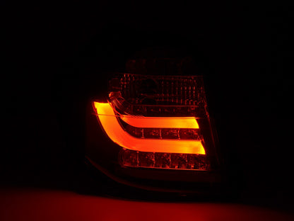 Pilotos traseros LED para BMW Serie 1 E87/E81 3/5 puertas, años 07-11, color negro