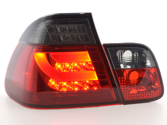 Pilotos traseros LED BMW Serie 3 E46 Berlina 98-01 rojo/negro