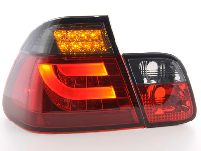 Pilotos traseros LED BMW Serie 3 E46 Berlina 98-01 rojo/negro