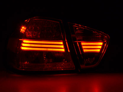 Faros delanteros traseros LED BMW Serie 3 E90 berlina 05-08 cromados