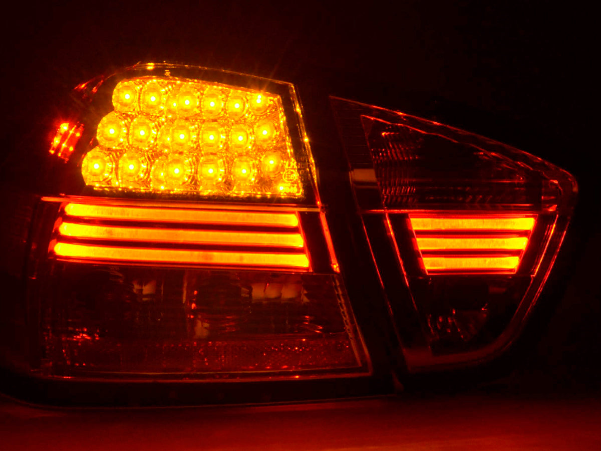 Faros delanteros traseros LED BMW Serie 3 E90 berlina 05-08 cromados